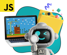 Язык программирования JavaScript + AI. Проектное обучение + геймификация + AI-помощники - КИБЕРшкола программирования для детей, компьютерные курсы для школьников, начинающих и подростков - KIBERone г. Кемерово