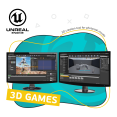 Unreal Engine 4. Игровой движок - КИБЕРшкола программирования для детей, компьютерные курсы для школьников, начинающих и подростков - KIBERone г. Кемерово