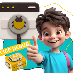 Тестирование & Vibe Debug. Охотники за багами - КИБЕРшкола программирования для детей, компьютерные курсы для школьников, начинающих и подростков - KIBERone г. Кемерово