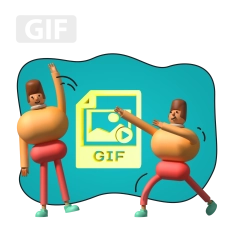 Gif-анимация - КИБЕРшкола программирования для детей, компьютерные курсы для школьников, начинающих и подростков - KIBERone г. Кемерово
