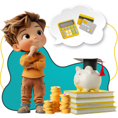 Финансовый интеллект вместе KIBERone - КИБЕРшкола программирования для детей, компьютерные курсы для школьников, начинающих и подростков - KIBERone г. Кемерово