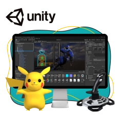 Мир игр на Unity 2D на популярном движке + AI-помощники - КИБЕРшкола программирования для детей, компьютерные курсы для школьников, начинающих и подростков - KIBERone г. Кемерово