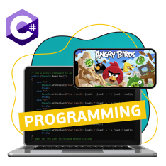 Программирование на C#. Удивительный мир 2D-игр - КИБЕРшкола программирования для детей, компьютерные курсы для школьников, начинающих и подростков - KIBERone г. Кемерово