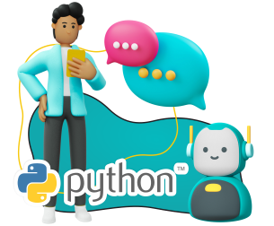 Умный чат-бот на Python - Школа программирования для детей, компьютерные курсы для школьников, начинающих и подростков - KIBERone г. Кемерово